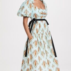 RARE Agua by Agua bendita Yerbamora Remedios Midi Dress